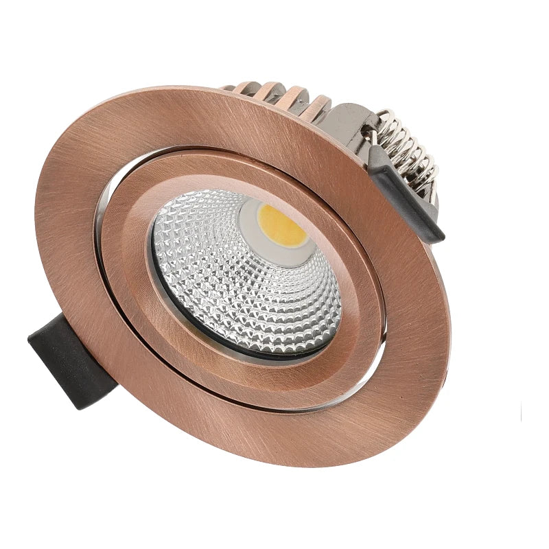 Inbouwspots Led - Dannie - 5 watt - Dim to Warm - Hoge Kwaliteit - Koper - Outledtl.nl